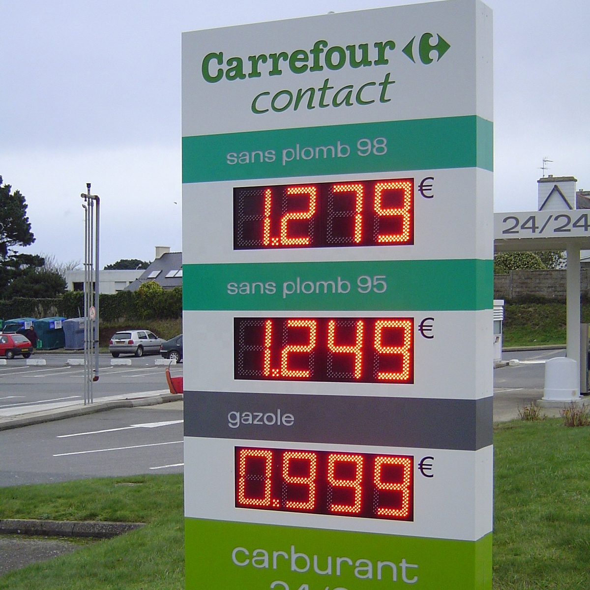 Gas Price Sign Censtar